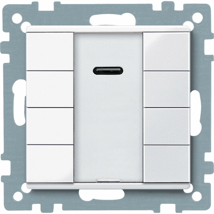 SM,4 КН. ВЫКЛ PLUS С ИК-ПРМ, АКТ.БЕЛ.БЛ | MTN617525 | Schneider Electric