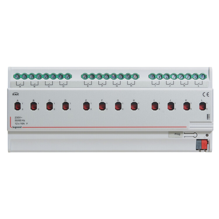 KNX. Релейный активатор 12-канальный 16А. DIN 4 модуля. | 002682 | Legrand
