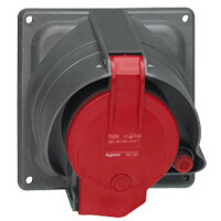 Встраиваемая розетка Hypra Prisinter - IP 44/55 - 3К+З - 63 А - пластик | 053603 | Legrand
