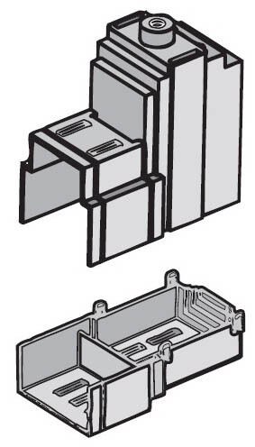 Комплект клеммных крышек OZXB5K комплект = 3 крышки | C1SCA022283R8040 | ABB