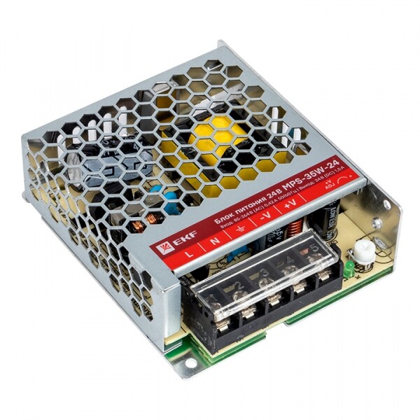 Блок питания 24В MPS-35W-24 EKF Proxima | mps-35w-24 | EKF