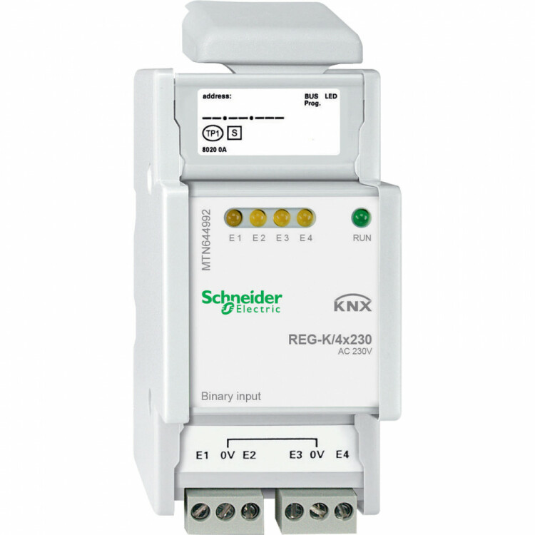 БИНАРНЫЙ ВХОД REG-K/4X230 | MTN644992 | Schneider Electric