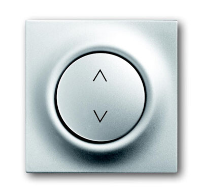 Клавиша для механизма электронного выключателя Busch-Jalousiecontrol , серия impuls, цвет серебристый металлик | 6430-0-0338 | 2CKA006430A0338 | ABB