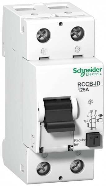 Выключатель дифференциальный (УЗО) ID 2п 125А 30мА тип Asi | 16972 | Schneider Electric