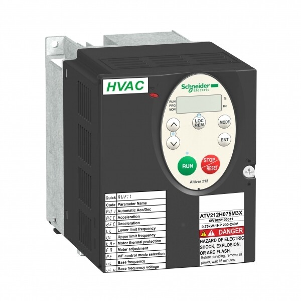 ПРЕОБР ЧАСТОТЫ ATV212 0,75КВТ 480В IP21 | ATV212H075N4 | Schneider Electric
