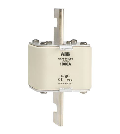 Предохранитель OFAF4H800 800A тип gG размер4, до 500В | 1SCA022627R7670 | ABB