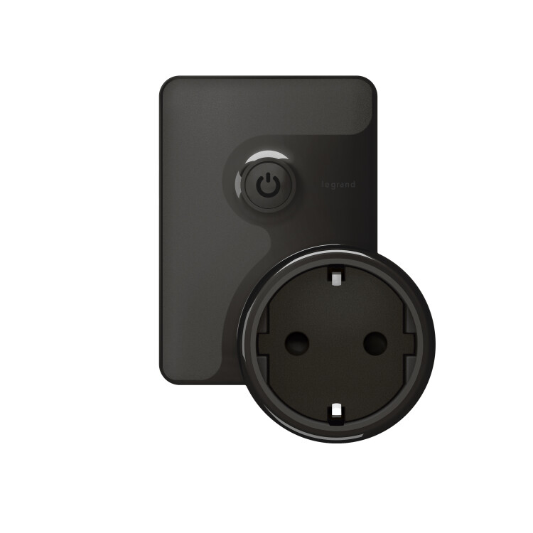 Розетка умная мобильная с/з 16А 230В графит Netatmo | 064840 | Legrand