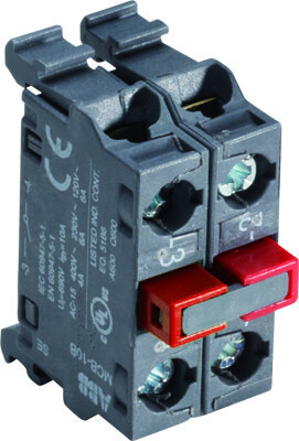 Контактный блок MCB-02B для монтажа в боксы 2НЗ | 1SFA611610R2020 | ABB