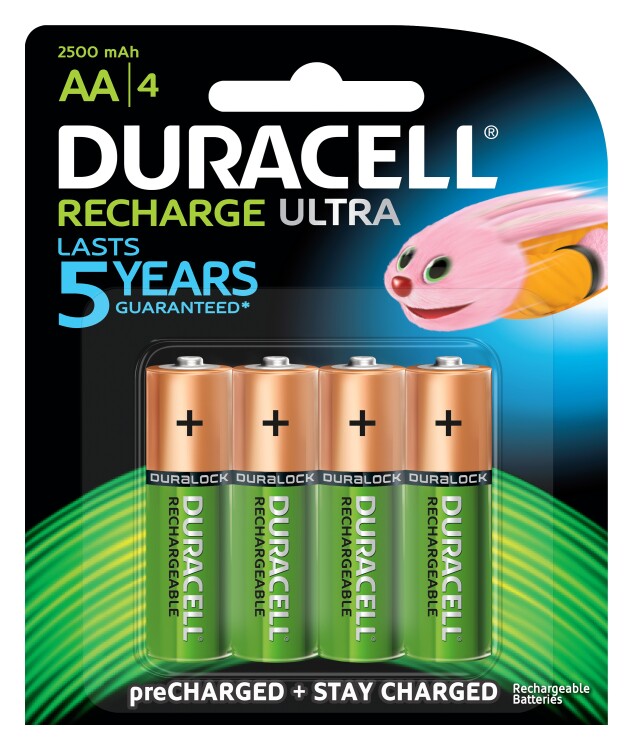 Аккумуляторы Duracell HR6-4BL 2400mAh/2500mAh предзаряженные | Б0014863 | Duracell