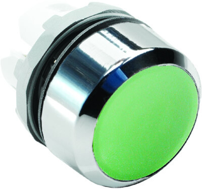 Кнопка MP1-20G зеленая (только корпус) без подсветки без фиксации | 1SFA611100R2002 | ABB