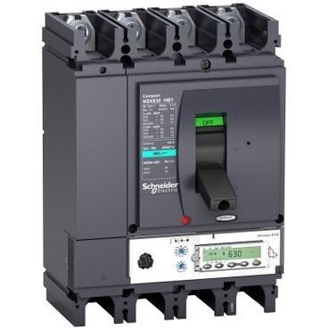 4П АВТОМ.ВЫКЛ. MIC6.3E 400A NSX400HB1 (75кА при 690B) | LV433629 | Schneider Electric