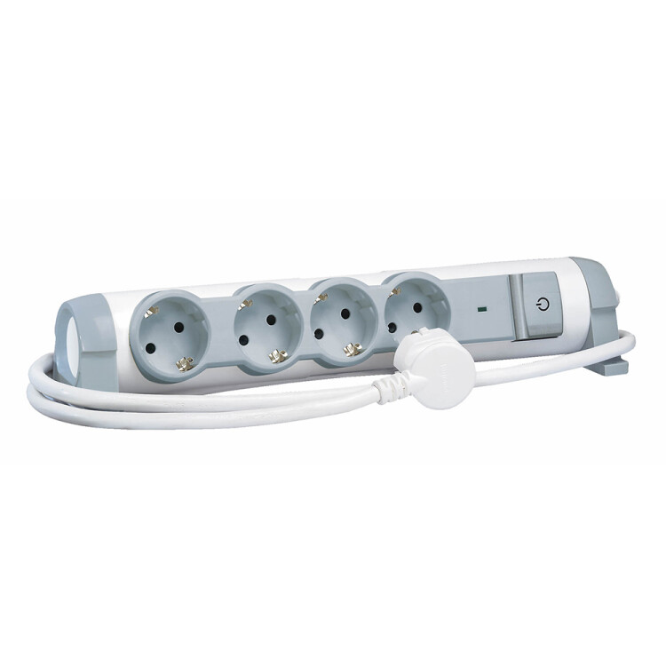 Удлинитель 4X2К+З 1,5м с УЗИП | 694651 | Legrand