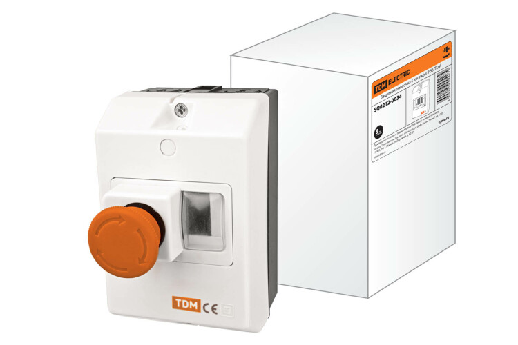 Оболочка защитная с кнопкой IP55 | SQ0212-0034 | TDM