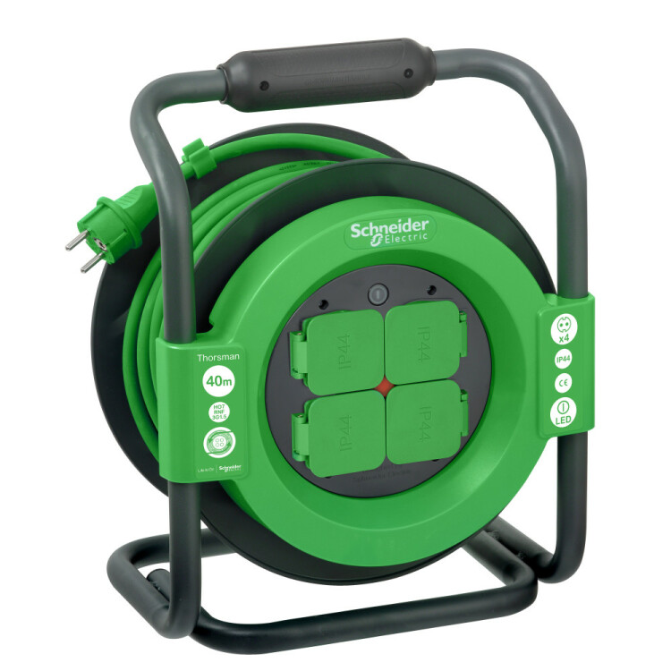 Удлинитель катушечный Thorsman 4 роз 40м 3х1.5 IP44 | IMT33158 | Schneider Electric