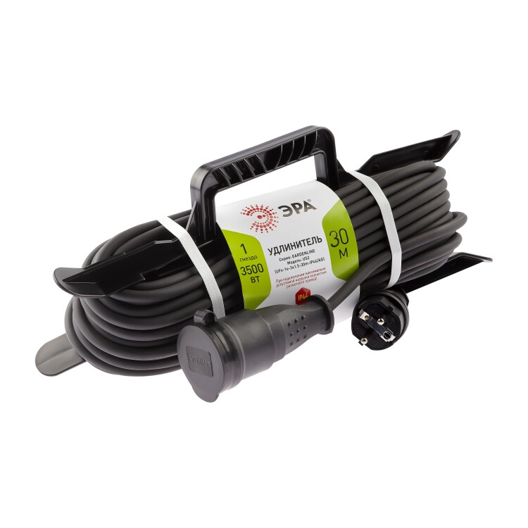UFx-1e-3x1,5-30m-IP44(KG) Удлинитель силовой на рамке c/з 1 гн 30м КГ 3х1.5 | Б0050869 | ЭРА