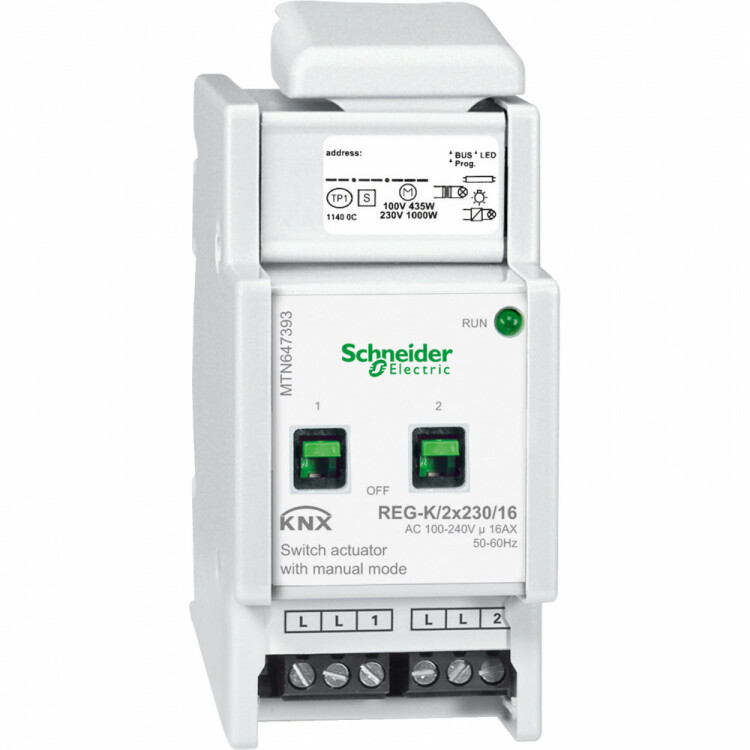 АКТОР ДЛЯ ВЫКЛ REG-K/2X230/16 С РУЧН УПР | MTN647393 | Schneider Electric