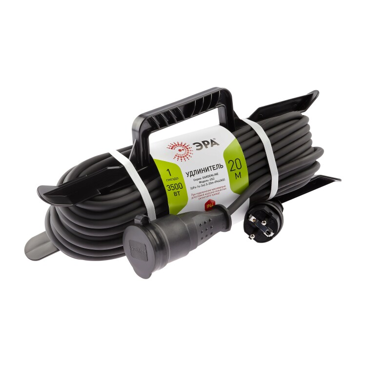 UFx-1e-3x2,5-20m-IP44(KG) Удлинитель силовой на рамке c/з 1 гн 20м КГ 3х2.5 | Б0050871 | ЭРА