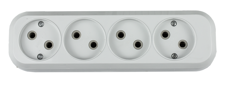 Колодка У-4-GRAND четырехместная 5040 | 4690612000497 | IN HOME