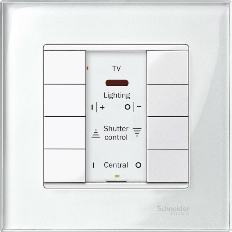 SM,4 КН. ВЫКЛ PLUS С ИК-ПРМ., ПОЛ.БЕЛ.БЛ | MTN617519 | Schneider Electric