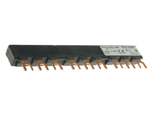 Комплект трехполюсных шин 63А 3Х45мм | GV2G345 | Schneider Electric