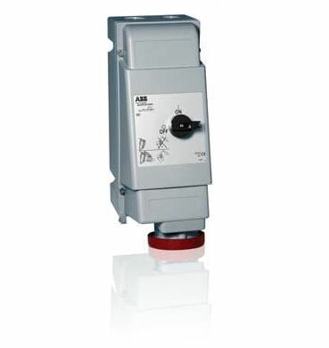 Розетка с механической блокировкой 363MVS11WH,63A,3P+E,IP67,11ч|2CMA162840R1000| ABB