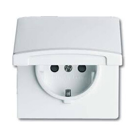 Розетка SCHUKO, 20 EUGKB-34-101, с крышкой, с защитными шторками, Allwetter44, IP44, альпийский белый, 250В. | 2064-0-0294 | 2CKA002064A0294 | ABB