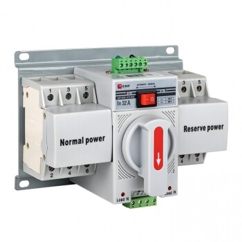 Устройство АВР МCB 32А (C) 3Р 400В PROxima | ats-mcb-32c-3p-pro | EKF