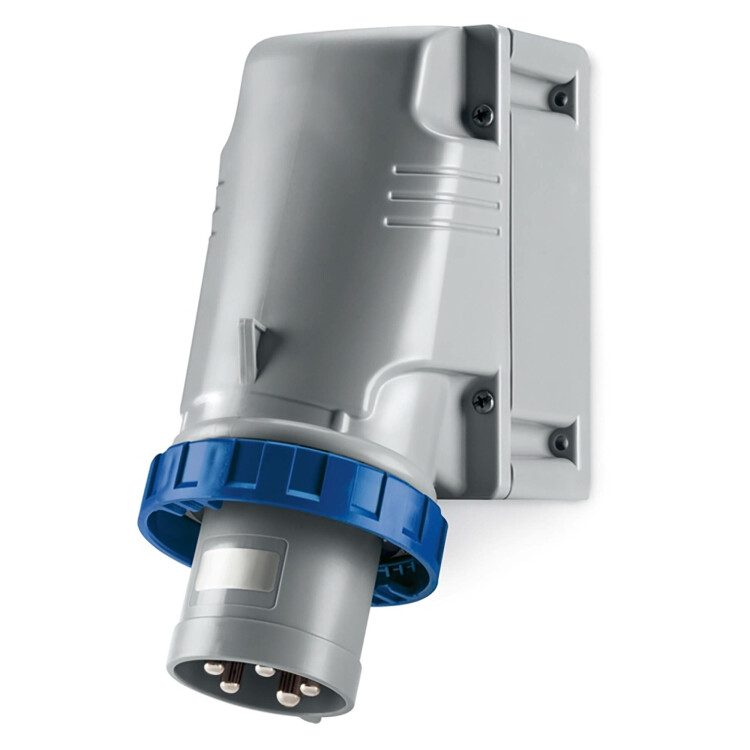 Вилка настенная IP67 125А 2P+E 250В | DIS245M12593 | DKC