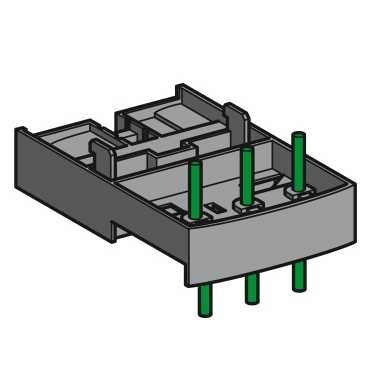 Блок соединительныймежду GV2 и LC1D и LAD31 | GV2AF4 | Schneider Electric