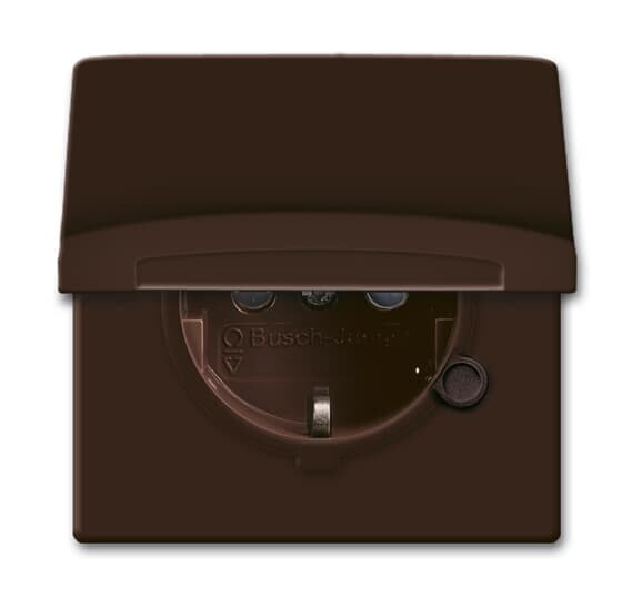 Розетка SCHUKO, 20 EUGKB-31-101, с крышкой, с защитными шторками, Allwetter44, IP44, коричневый, 16А, 250В. | 2064-0-0291 | 2CKA002064A0291 | ABB