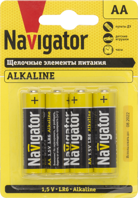 Элемент питания NBT-NPE-LR6-BP4 | 61463 | Navigator