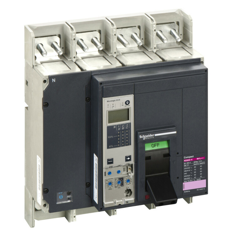 ВЫКЛЮЧАТЕЛЬ NS800 H 4P+MICR 5.0A В СБОРЕ | 33339 | Schneider Electric