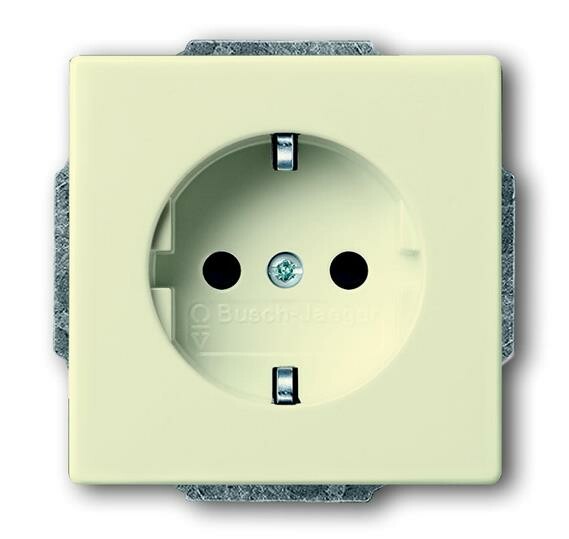 Розетка SCHUKO 16А 250В, серия Future/Axcent/Carat/Династия, цвет слоновая кость | 2011-0-6214 | 2CKA002011A6214 | ABB