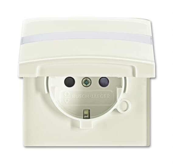 Розетка SCHUKO, 20 EUGKBN-32-101 с крышкой, с защитными шторками, Allwetter44, IP44, слоновая кость, 16А, 250В. | 2064-0-0299 | 2CKA002064A0299 | ABB