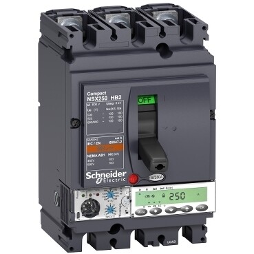 3П АВТОМ.ВЫКЛ. MIC5.2E 250A NSX250HB2 (100кА при 690B) | LV433582 | Schneider Electric