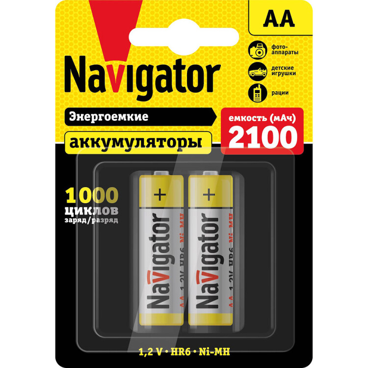 Аккумулятор NHR-2100-HR6-BP2 | 94463 | Navigator