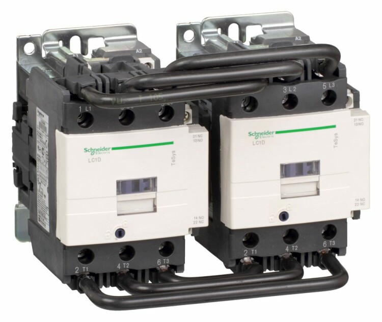 КОНТАКТОР РЕВЕРС. D 3Р, 80 A, НО+НЗ, 110V 50 ГЦ, ЗАЖИМ ПОД ВИНТ, | LC2D80F5 | Schneider Electric