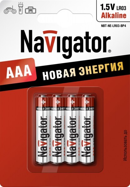 Элемент питания NBT-NE-LR03-BP4 | 94751 | Navigator