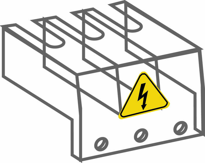 Крышка клемная OTS40T3, OT16-40F3, FT3 | C1SCA105317R1001 | ABB