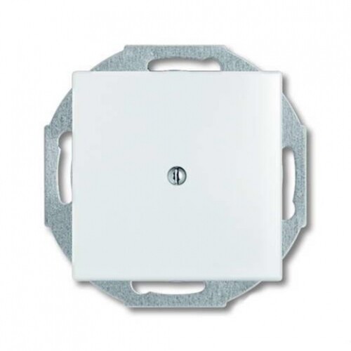 ABB Basic 55 Альп. белый Заглушка с суппортом | 1715-0-0312 | 2CKA001715A0312 | ABB