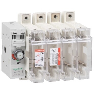 КОРП. ВКЛ-РАЗ-ПРЕДОХ.4P.РАЗМЕР 2.400A | GS2QQG4 | Schneider Electric