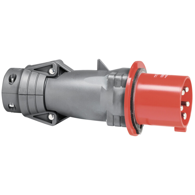 Прямая вилка Hypra - IP 44 - 3К+З - 63 А - резина | 053853 | Legrand