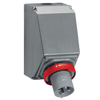 Накладная наклонная вилка в коробке Hypra - IP 66/67-55 - 3К+Н+3 - 125 А - пластик | 059545 | Legrand