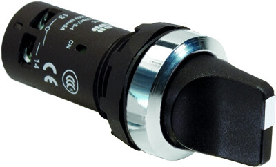 Переключатель C3SS1-30B-20 3-х позиционный черный 2НО с фиксацией | 1SFA619210R3026 | ABB