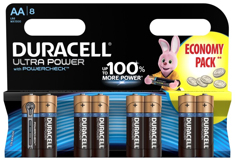 Батарейки Duracell LR6-8BL Ultra | Б0038763 | Duracell
