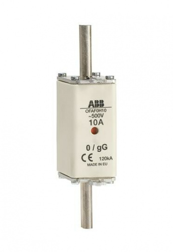 Предохранитель OFAF0aM10 10A тип аМ размер0, до 500В | 1SCA022697R3310 | ABB