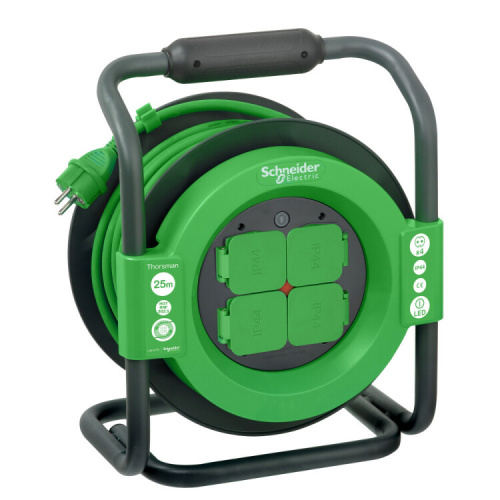 Удлинитель катушечный Thorsman 4 роз 25м 3х2.5 IP44 | IMT33148 | Schneider Electric