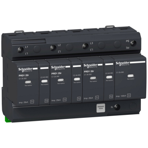 PRD 1 25r ОПН со сменой картриджа 3P+N | 16332 | Schneider Electric