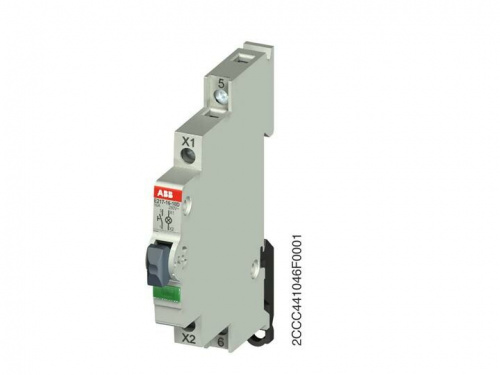 Выключатель кнопочный с подсветкой зеленый E217-16-10D | 2CCA703162R0001 | ABB