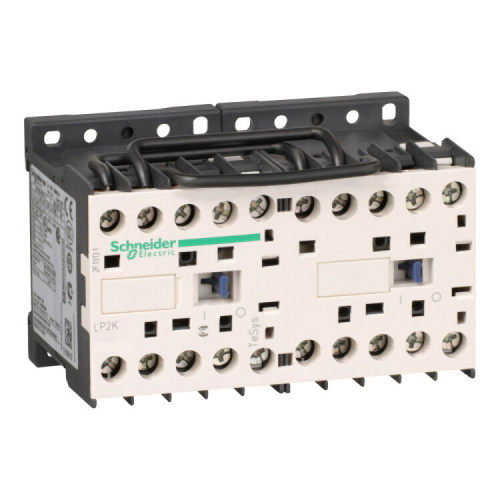 КОНТАКТОР РЕВЕРС. K 3P,20 A,НО,24V DС,ЗАЖИМ ПОД ВИНТ | LP2K1210BD | Schneider Electric